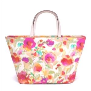 Kate Spade Giverny Watercolor Shoulder Tote